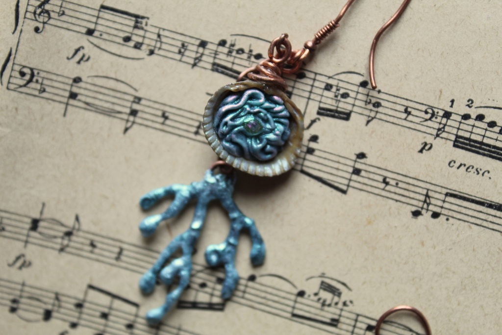 Mono boucle- Coquillage Métamorphe-n°1