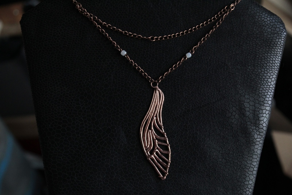 Collier Cadre corail