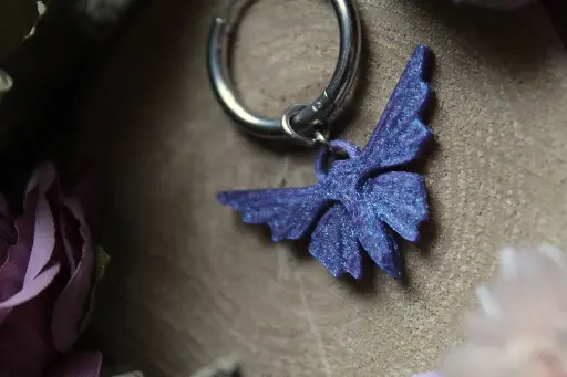 Papillon Bleu de Perle